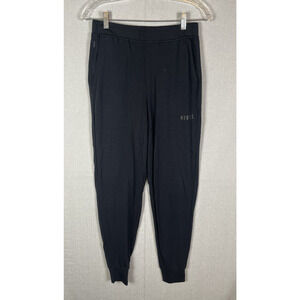 NOBULL Black Merino Wool Lyocell Blend Jogger Sweatpants Mens Size Small Great!